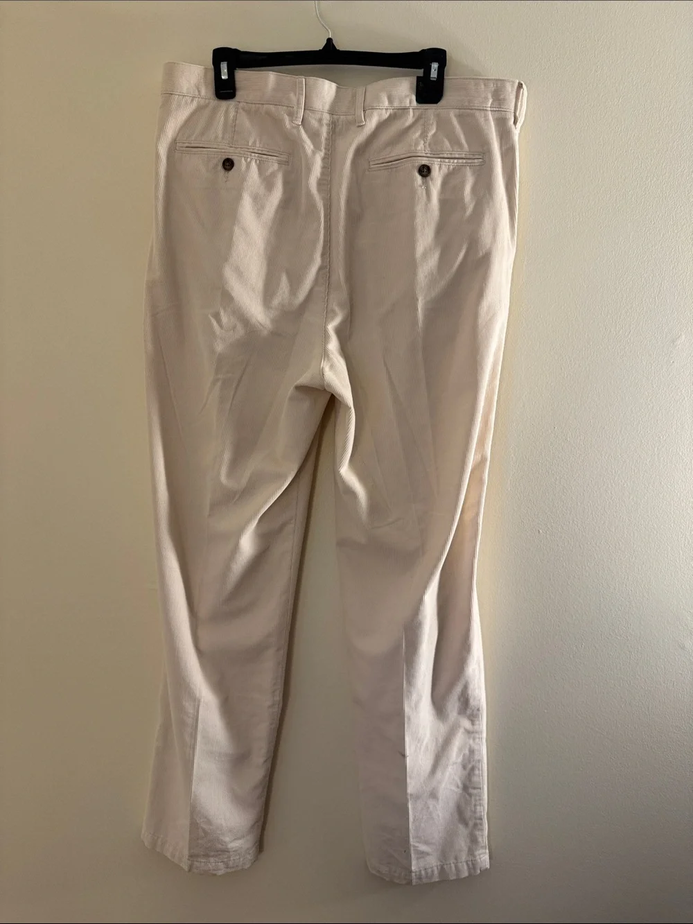 J. CREW Classic Fit Pleated Corduroy Wale Trousers
